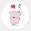 Search for milkshakes stickers Strawberry