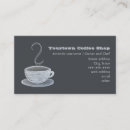 Search for drawing business cards Coffee shop