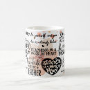 Search for teaching is work of heart mugs Back to school