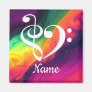 Search for heart note magnets Treble clef