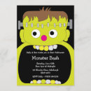 Search for monster face invitations Fun