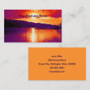 Search for beach scene business cards Sunset
