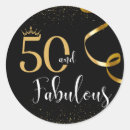 Search for fun 50th birthday stickers Modern