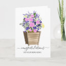 Search for new house congratulations cards Real estate agent