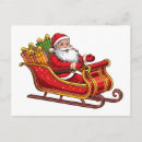 Search for santa claus postcards Red