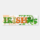 Search for flag of ireland bumper stickers White