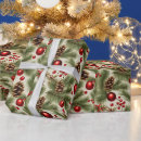 Search for pine cone wrapping paper Festive