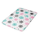 Search for black and white christmas bath mats Winter
