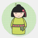 Search for kokeshi doll stickers Kimono