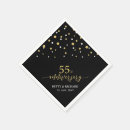 Search for 55th anniversary napkins Gold