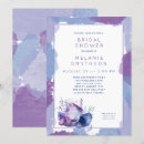 Search for watercolor gem invitations Purple