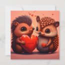 Search for hedgehog valentines day cards Red