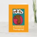 Search for dachshund thanksgiving cards Dog