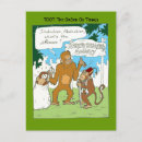 Search for funny monkey postcards Wild animal