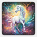 Search for mystical unicorns stickers Rainbow