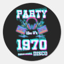 Search for funky disco stickers 70s