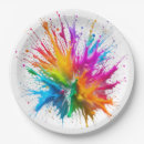 Search for paint splatter plates Rainbow