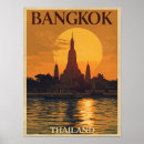 Search for bangkok vintage travel posters Thailand