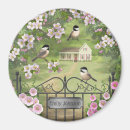 Search for chickadees magnets Flowers