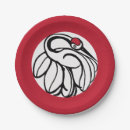Search for crane paper plates Japanese