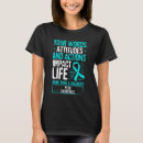 Search for post traumatic tshirts Teal