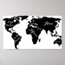Search for world globe posters Modern