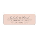 Search for pink grey wedding return address labels Silver