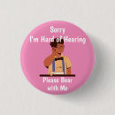 Search for cute bear badges Hard of hearing