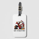 Search for santa claus luggage tags Reindeer