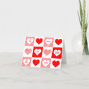 Search for white patterned cards Hearts