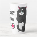 Search for fat cats mugs Black cat