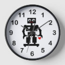 Search for funky red clocks Black and red