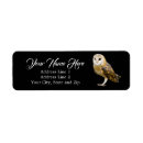 Search for cute owl return address labels Nature