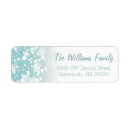 Search for snow return address labels Simple