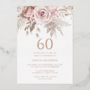 Search for pink 65th birthday invitations Floral