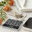 Search for black white pattern key rings Elegant