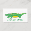 Search for alligator business cards Crocodile
