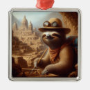 Search for sloth christmas tree decorations Animal