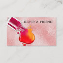 Search for salon referral cards Nail
