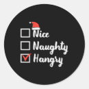 Search for hangry stickers Xmas