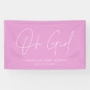Search for baby girl shower banners Elegant