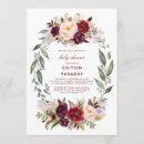 Search for marsala baby shower invitations Burgundy