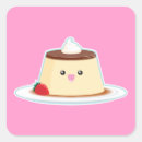 Search for cute pudding stickers Kawaii