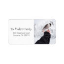 Search for snow scene return address labels Trees
