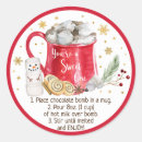 Search for hot chocolate stickers Hot cocoa bomb