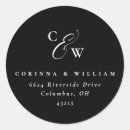 Search for formal return address stickers Classic