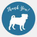Search for pug silhouettes stickers Puppy