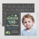Search for st patricks 1st birthday invitations March