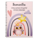 Search for owl notebooks Pink