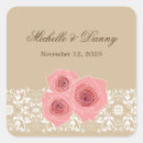Search for pink lace wedding stickers Flowers